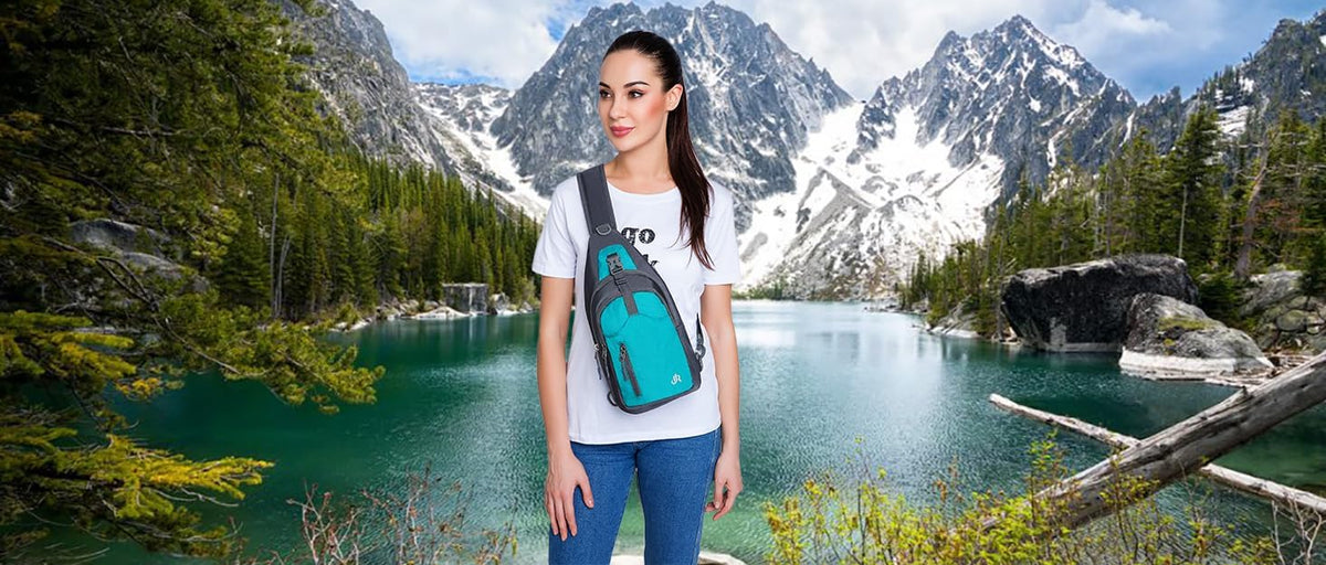 14 Colors Lightweight Sling Backpack Sling Bag Travel Hiking Small Backpack for Women Men Gifts | Lightweight
