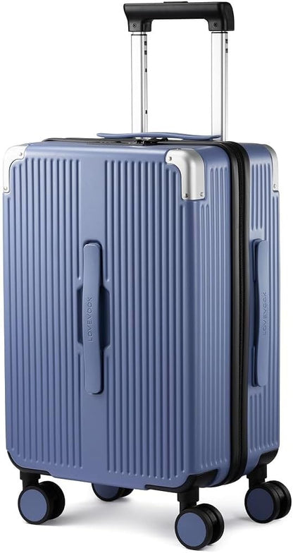 Carry On Luggage 22x14x9 Airline Approved, 20 Inch Hard Shell Suitcases with Spinner Wheels, PC Hardside Small Carry On Suitcase with TSA Lock for Women Men Travel