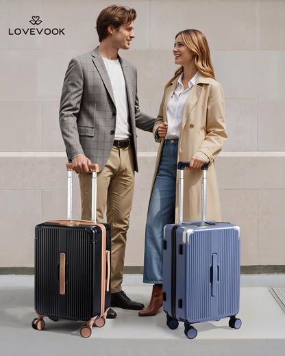 Carry On Luggage 22x14x9 Airline Approved, 20 Inch Hard Shell Suitcases with Spinner Wheels, PC Hardside Small Carry On Suitcase with TSA Lock for Women Men Travel