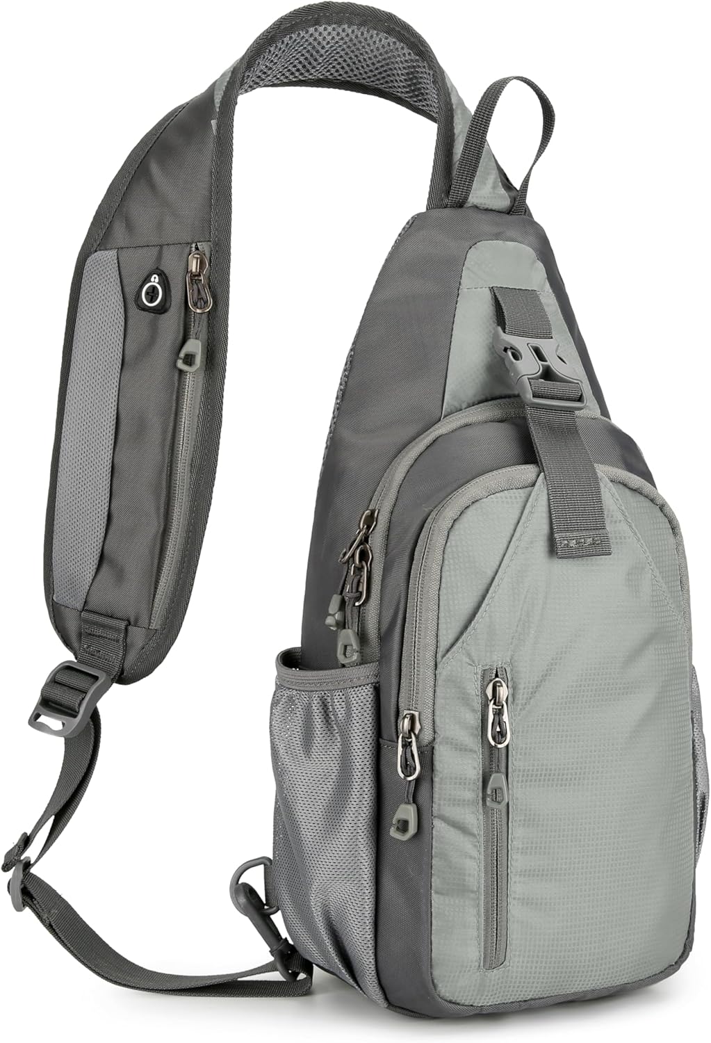 Small Crossbody Sling Backpack,Hiking Daypack Men Women,Lake Blue | Lightweight, Casual Shoulder Chest Bag, Phone Purse, Multiple Pockets, Outdoor Travel