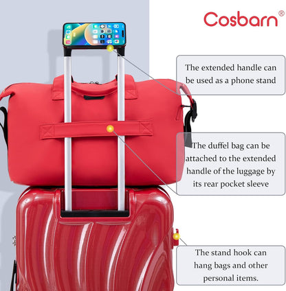 Carry On Luggage 22x14x9 Airline Approved,ABS+PC Hardside Luggage with Spinner Wheels,20 Inch Carry-on Luggage with Phone Holder