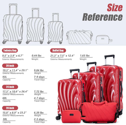Carry On Luggage 22x14x9 Airline Approved,ABS+PC Hardside Luggage with Spinner Wheels,20 Inch Carry-on Luggage with Phone Holder