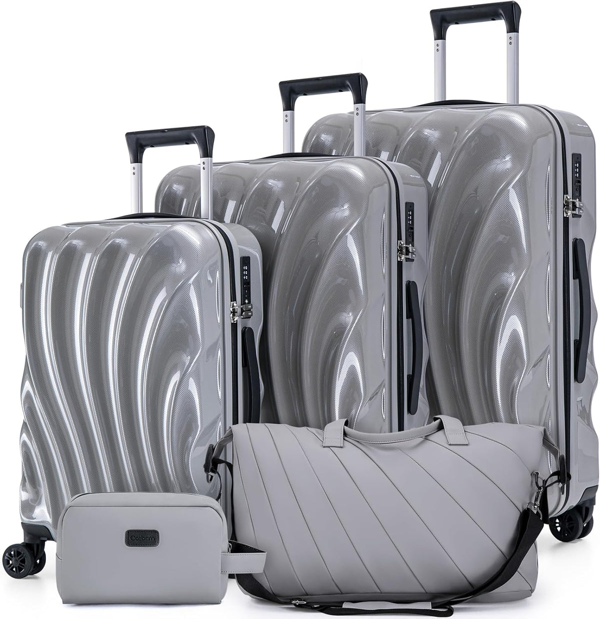 Carry On Luggage 22x14x9 Airline Approved,ABS+PC Hardside Luggage with Spinner Wheels,20 Inch Carry-on Luggage with Phone Holder
