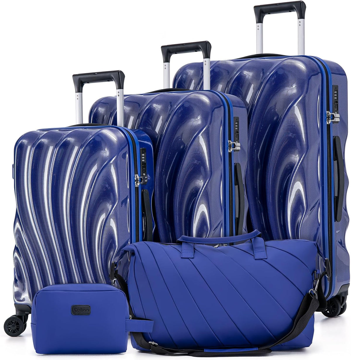 Carry On Luggage 22x14x9 Airline Approved,ABS+PC Hardside Luggage with Spinner Wheels,20 Inch Carry-on Luggage with Phone Holder