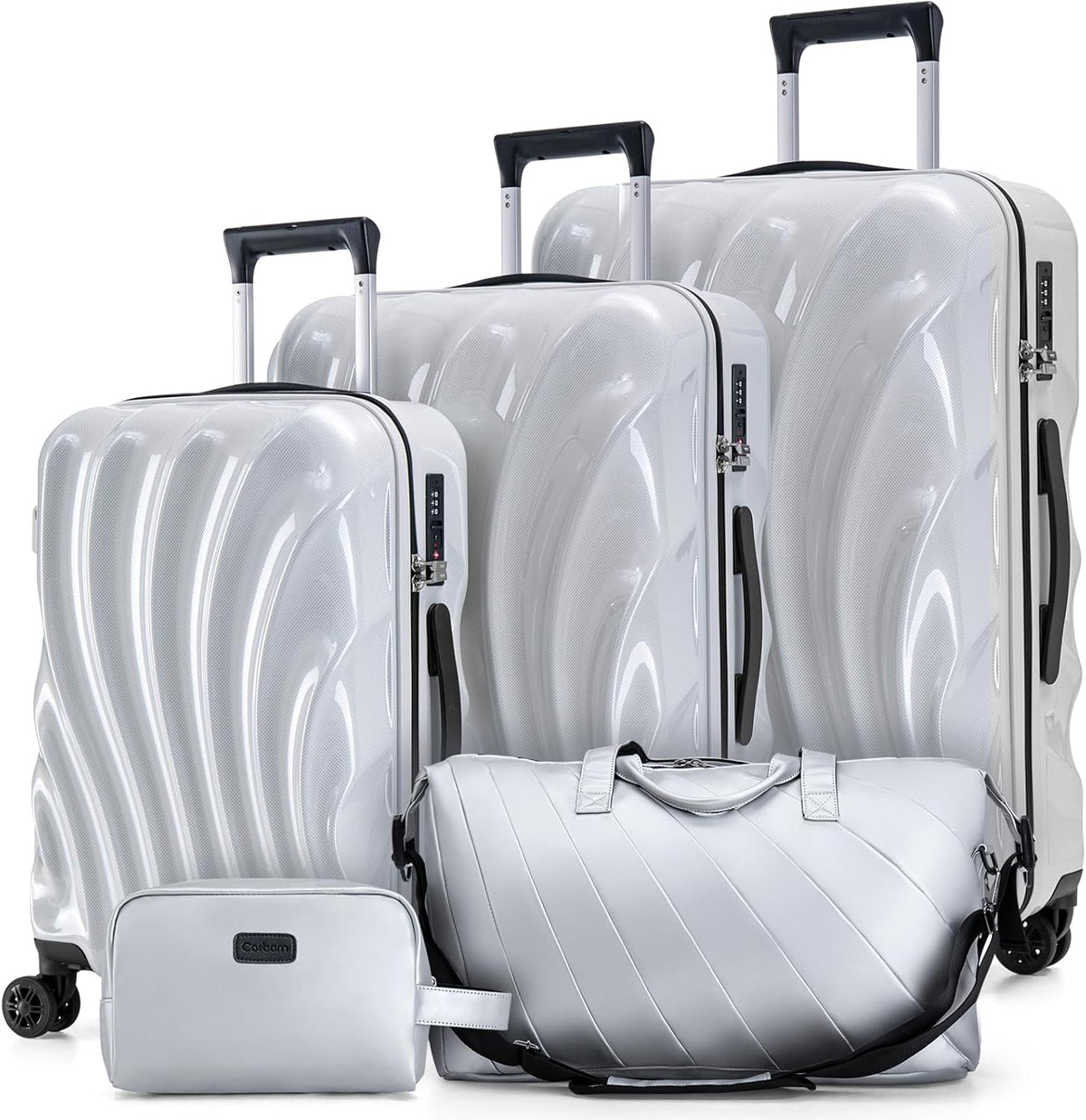 Carry On Luggage 22x14x9 Airline Approved,ABS+PC Hardside Luggage with Spinner Wheels,20 Inch Carry-on Luggage with Phone Holder