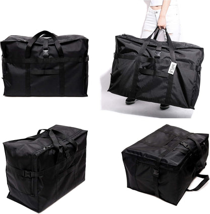 Extra Large Travel Duffel Bag with Trolley Sleeve Weekender Overnight Carry On Checked Luggage Bag Oversized Carry On Checked Luggage Bag Hospital Bag Tote Handbag Bag Anti Theft Travel Tote 28'',120L