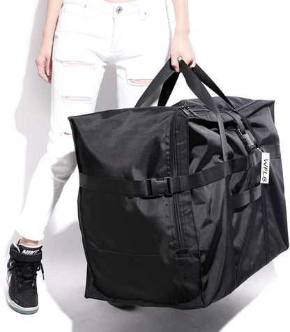 Extra Large Travel Duffel Bag with Trolley Sleeve Weekender Overnight Carry On Checked Luggage Bag Oversized Carry On Checked Luggage Bag Hospital Bag Tote Handbag Bag Anti Theft Travel Tote 28'',120L
