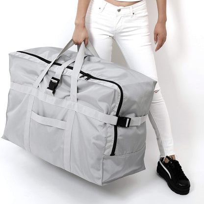 Extra Large Travel Duffel Bag with Trolley Sleeve Weekender Overnight Carry On Checked Luggage Bag Oversized Carry On Checked Luggage Bag Hospital Bag Tote Handbag Bag Anti Theft Travel Tote 28'',120L