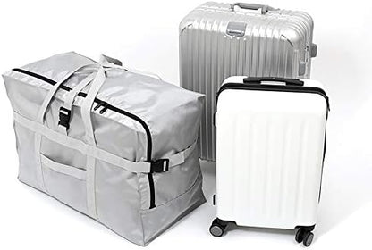 Extra Large Travel Duffel Bag with Trolley Sleeve Weekender Overnight Carry On Checked Luggage Bag Oversized Carry On Checked Luggage Bag Hospital Bag Tote Handbag Bag Anti Theft Travel Tote 28'',120L