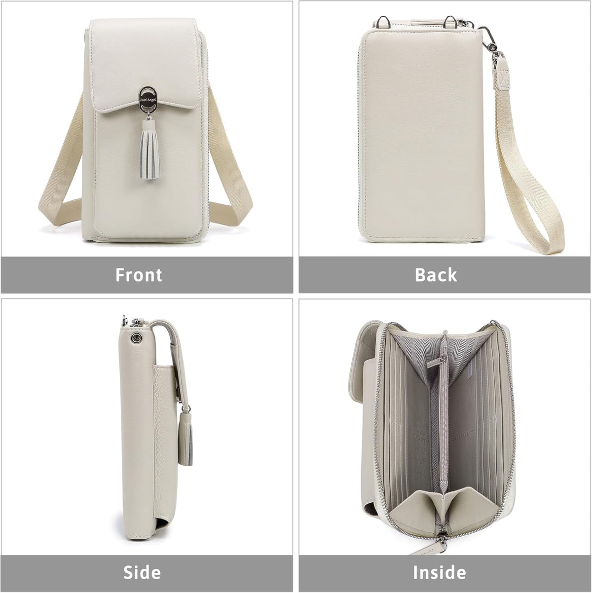 Small Crossbody Bags for Women Leather Phone Purse RFID Credit Cards Wallet with Adjustable Strap