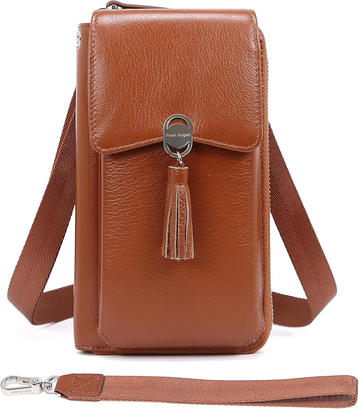 Small Crossbody Bags for Women Leather Phone Purse RFID Credit Cards Wallet with Adjustable Strap