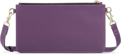 Small Crossbody Bags for Women Cell Phone Purse Touch Screen Bag Clutch Vegan Leather 2 in 1 Adjustable Neck Strap and Wrist