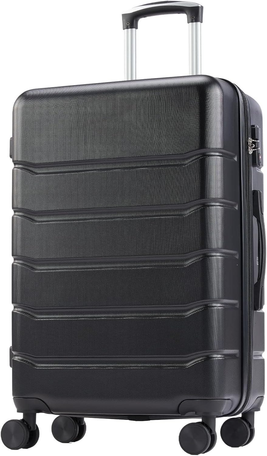 20 Inch Carry-On Luggage, Hardside Suitcase with Spinner Wheels, Lightweight ABS Hard Shell Travel Luggage, TSA Approved Lock, Expandable Small Suitcase for Business & Travel–Olive Green