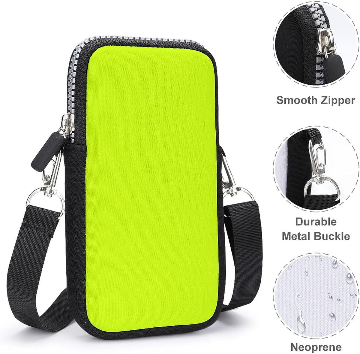 Crossbody Phone Bag Adjustable Strap Mini Purse Hands Free Travel Essentials