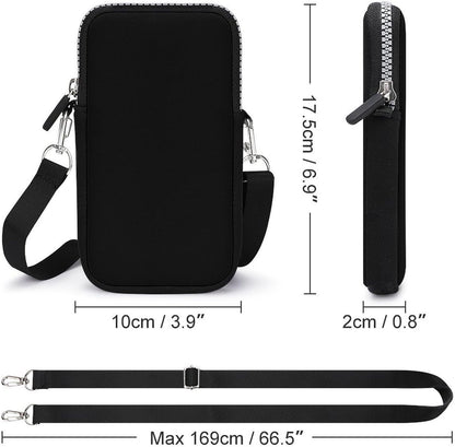 Crossbody Phone Bag Adjustable Strap Mini Purse Hands Free Travel Essentials