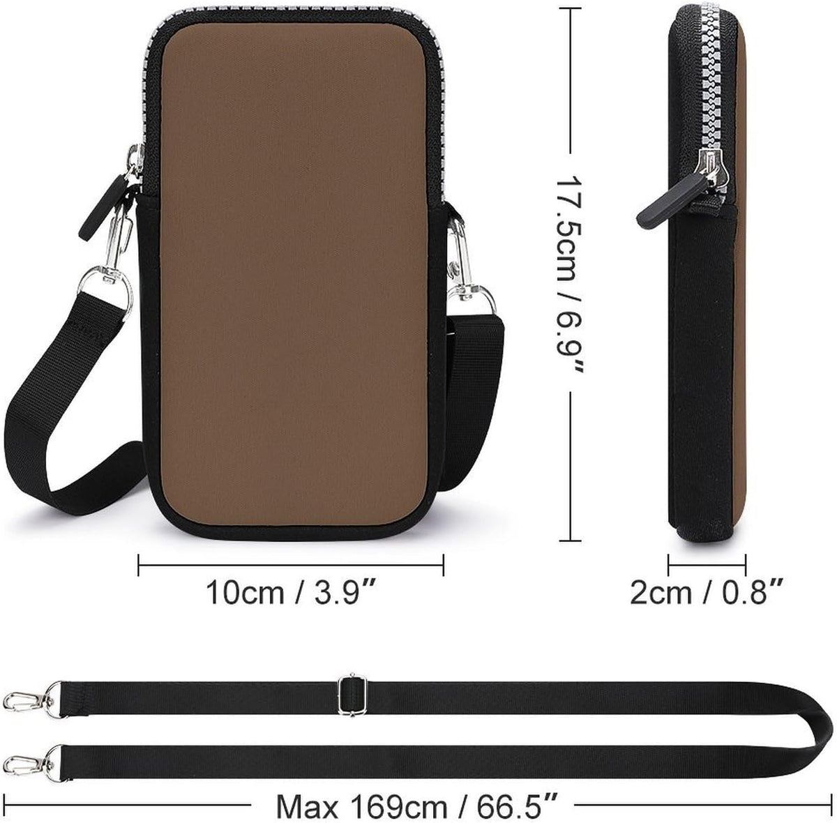 Crossbody Phone Bag Adjustable Strap Mini Purse Hands Free Travel Essentials