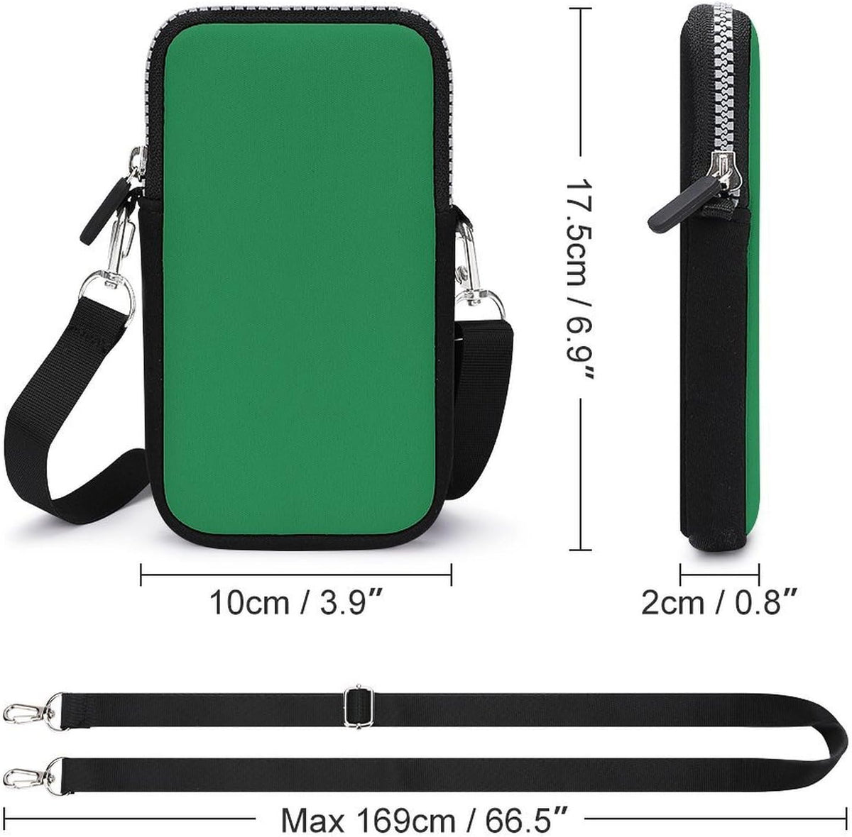 Crossbody Phone Bag Adjustable Strap Mini Purse Hands Free Travel Essentials