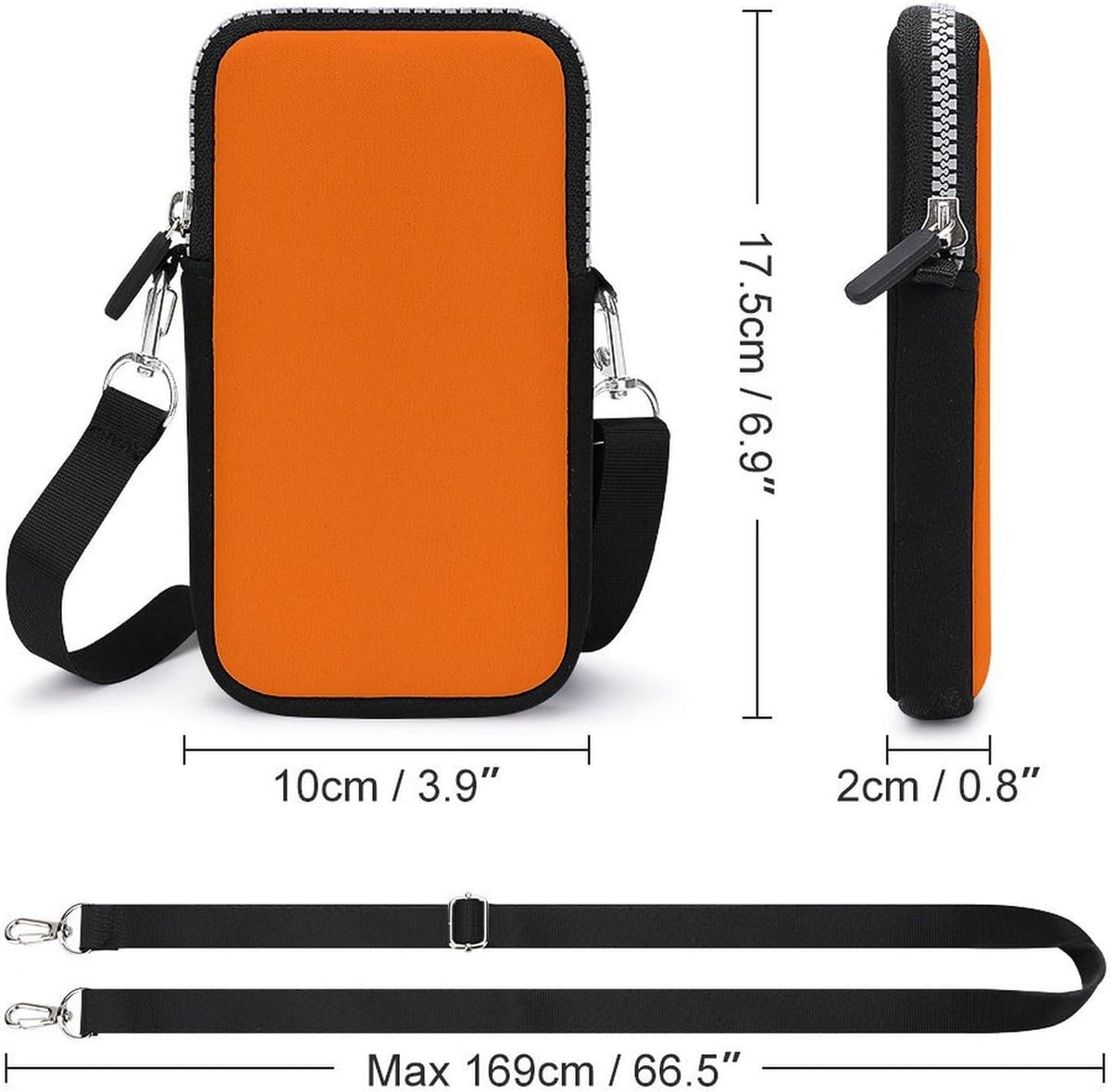 Crossbody Phone Bag Adjustable Strap Mini Purse Hands Free Travel Essentials