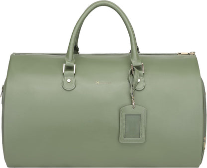 Convertible Garment Duffel Bag, 2-in-1 Hanging Suitcase for Travel | Eco-friendly garment bag converts hanging to duffel, Waterproof & wrinkle-resistant, Great for weekend or business travel.