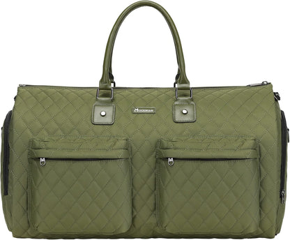 Convertible Garment Duffel Bag, 2-in-1 Hanging Suitcase for Travel | Eco-friendly garment bag converts hanging to duffel, Waterproof & wrinkle-resistant, Great for weekend or business travel.