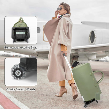 Convertible Garment Duffel Bag, 2-in-1 Hanging Suitcase for Travel | Eco-friendly garment bag converts hanging to duffel, Waterproof & wrinkle-resistant, Great for weekend or business travel.