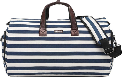 Convertible Garment Duffel Bag, 2-in-1 Hanging Suitcase for Travel | Eco-friendly garment bag converts hanging to duffel, Waterproof & wrinkle-resistant, Great for weekend or business travel.