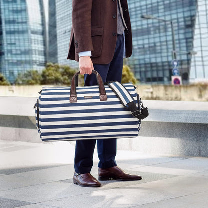 Convertible Garment Duffel Bag, 2-in-1 Hanging Suitcase for Travel | Eco-friendly garment bag converts hanging to duffel, Waterproof & wrinkle-resistant, Great for weekend or business travel.