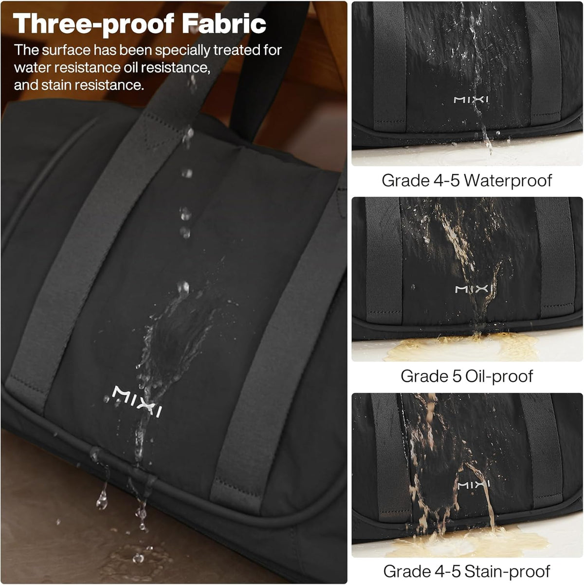 Travel Tote Bag for Women Large Expandable Travel Bag Waterproof Lightweight Carry On Personal Item Handbag