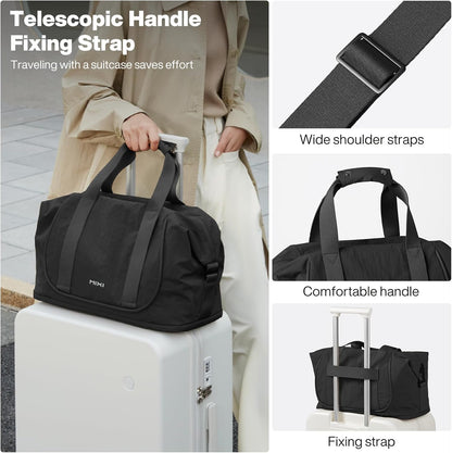 Travel Tote Bag for Women Large Expandable Travel Bag Waterproof Lightweight Carry On Personal Item Handbag