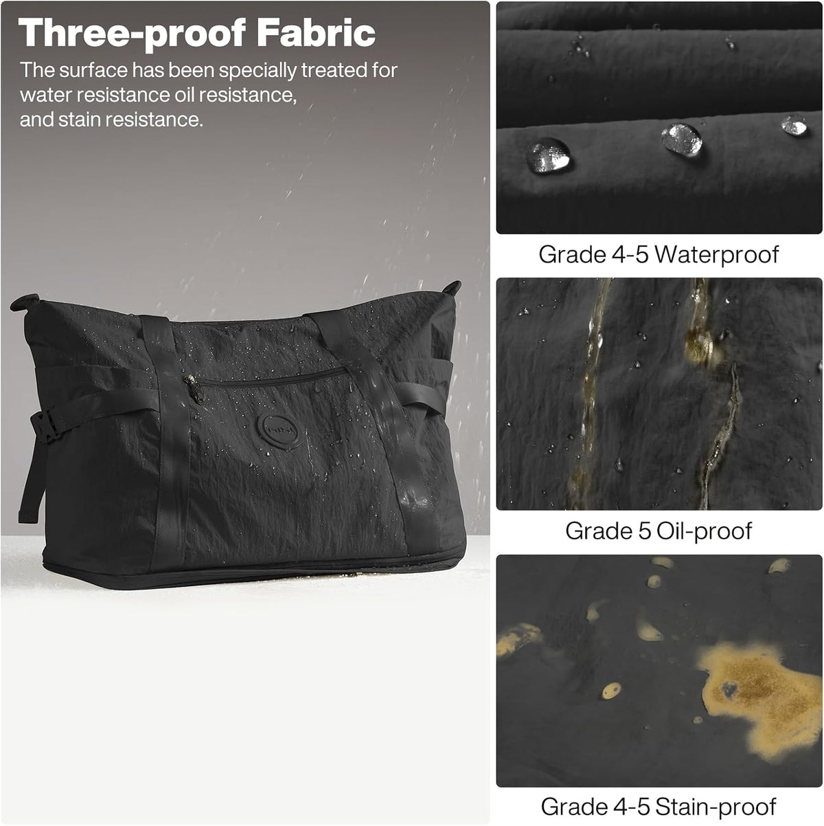 Travel Tote Bag for Women Large Expandable Travel Bag Waterproof Lightweight Carry On Personal Item Handbag