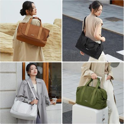 Travel Tote Bag for Women Large Expandable Travel Bag Waterproof Lightweight Carry On Personal Item Handbag