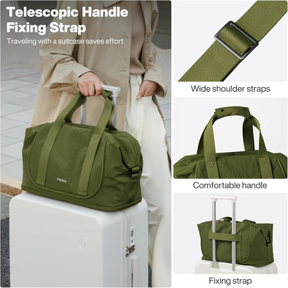 Travel Tote Bag for Women Large Expandable Travel Bag Waterproof Lightweight Carry On Personal Item Handbag