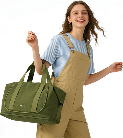 Travel Tote Bag for Women Large Expandable Travel Bag Waterproof Lightweight Carry On Personal Item Handbag