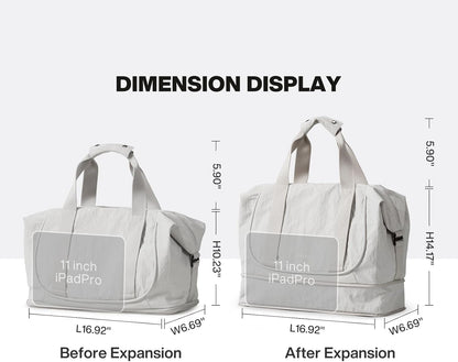 Travel Tote Bag for Women Large Expandable Travel Bag Waterproof Lightweight Carry On Personal Item Handbag