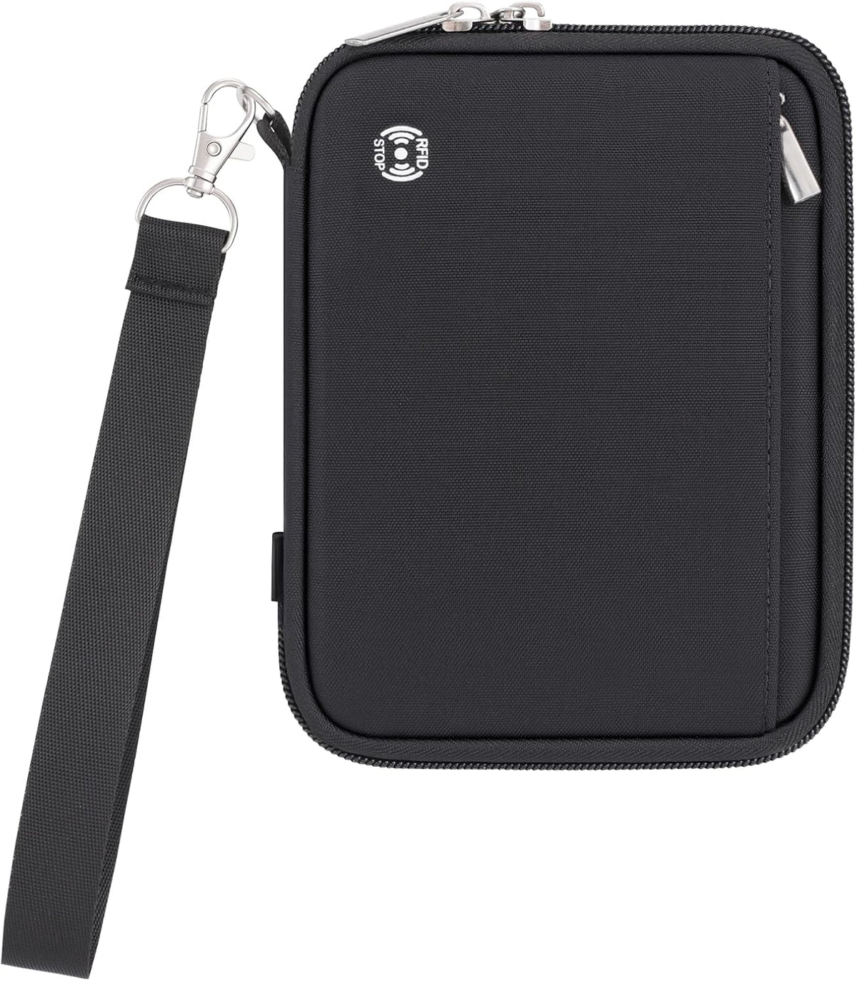 Passport Holder for Travel - RFID Blocking Travel Wallet Essentials Organizer with Card Slots & Zipper Pocket (Women/Men)