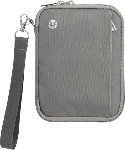 Passport Holder for Travel - RFID Blocking Travel Wallet Essentials Organizer with Card Slots & Zipper Pocket (Women/Men)