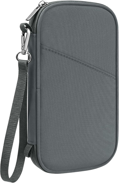 Family Passport Holder for Travel with RFID Blocking, Traveling Essentials Organizer Pouch Bag, Light Passport Wallet for Travel Must Haves Accessories for Women Men