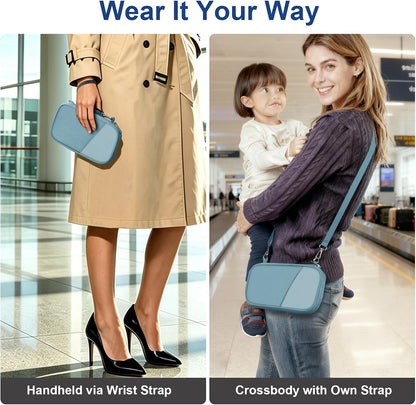 Family Passport Holder for Travel with RFID Blocking, Traveling Essentials Organizer Pouch Bag, Light Passport Wallet for Travel Must Haves Accessories for Women Men