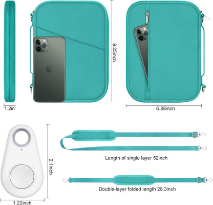 Family Passport Holder for Travel with RFID Blocking, Traveling Essentials Organizer Pouch Bag, Light Passport Wallet for Travel Must Haves Accessories for Women Men