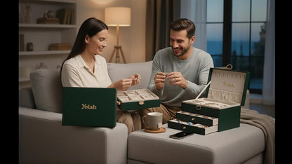 Large Jewelry Box Organizer for Women, 3 Layer PU Leather Jewelry Lockbox with Drawers, Travel Jewelry Case for Rings, Earrings, Necklaces, Bracelets & Accessories (Green)