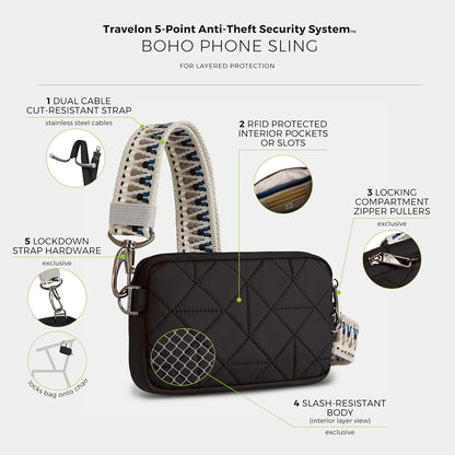 Anti-Theft Boho Phone Sling | Anti-Theft