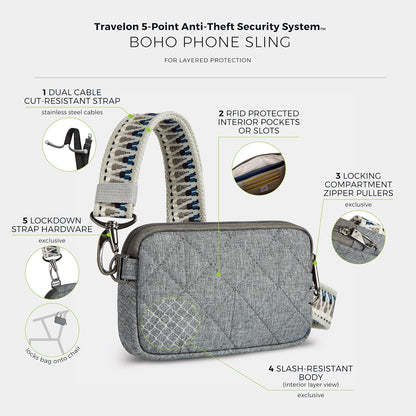 Anti-Theft Boho Phone Sling | Anti-Theft