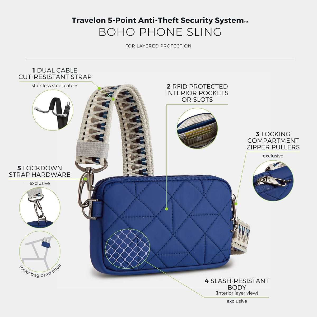 Anti-Theft Boho Phone Sling | Anti-Theft
