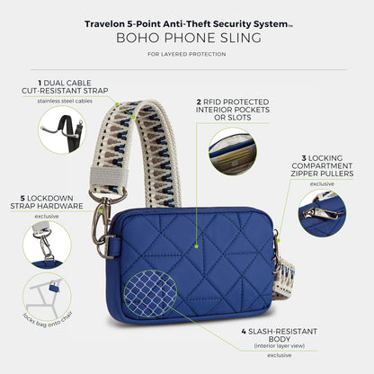 Anti-Theft Boho Phone Sling | Anti-Theft