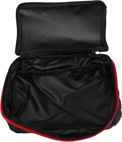 Compression Packing Cube 9L, Lightweight Nylon Travel for Suitcase with Wet Dry Separate Layers for and Dirty Clothing Storage in Grey (Grey) (Black)