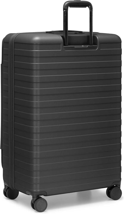 Novia Top Opening Expandable Polycarbonate Luggage with Spinner Wheels, Autumn Leaves, 21-Inch Carry-on