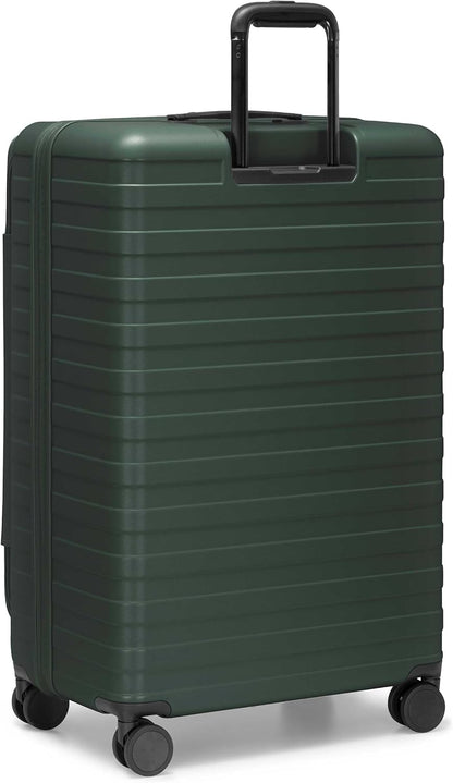 Novia Top Opening Expandable Polycarbonate Luggage with Spinner Wheels, Autumn Leaves, 21-Inch Carry-on