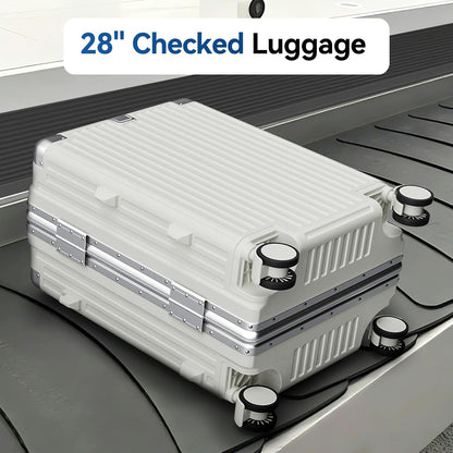 Carry On Luggage, Zipperless Hardside Suitcase, Mint Green, 20 in | Aluminum Frame, Airline Approved, Charger Port, Cup and Phone Holder, Side and Front Hook, Metal Corner Protectors, TSA Lock