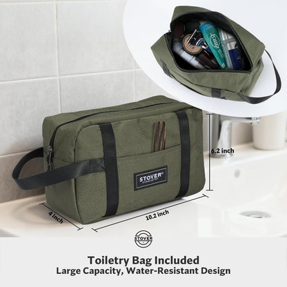 45/80/100L Rolling Duffel Bag with Wheels, X-Large Durable Travel Duffle + Toiletry Bag, Heavy Duty, Packable with Shoulder Straps- Use as Luggage or Backpack, Men/Women (Black)