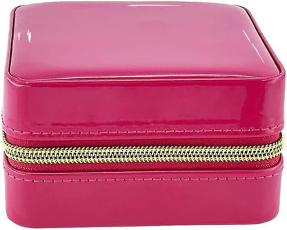 Pearl Travel Jewelry Case (Brown)